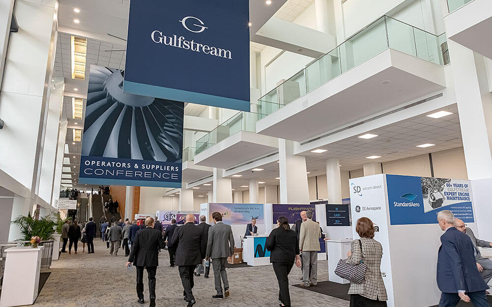A close-up view of specialized manufacturing equipment in Gulfstream's Building Y, Savannah, Georgia.